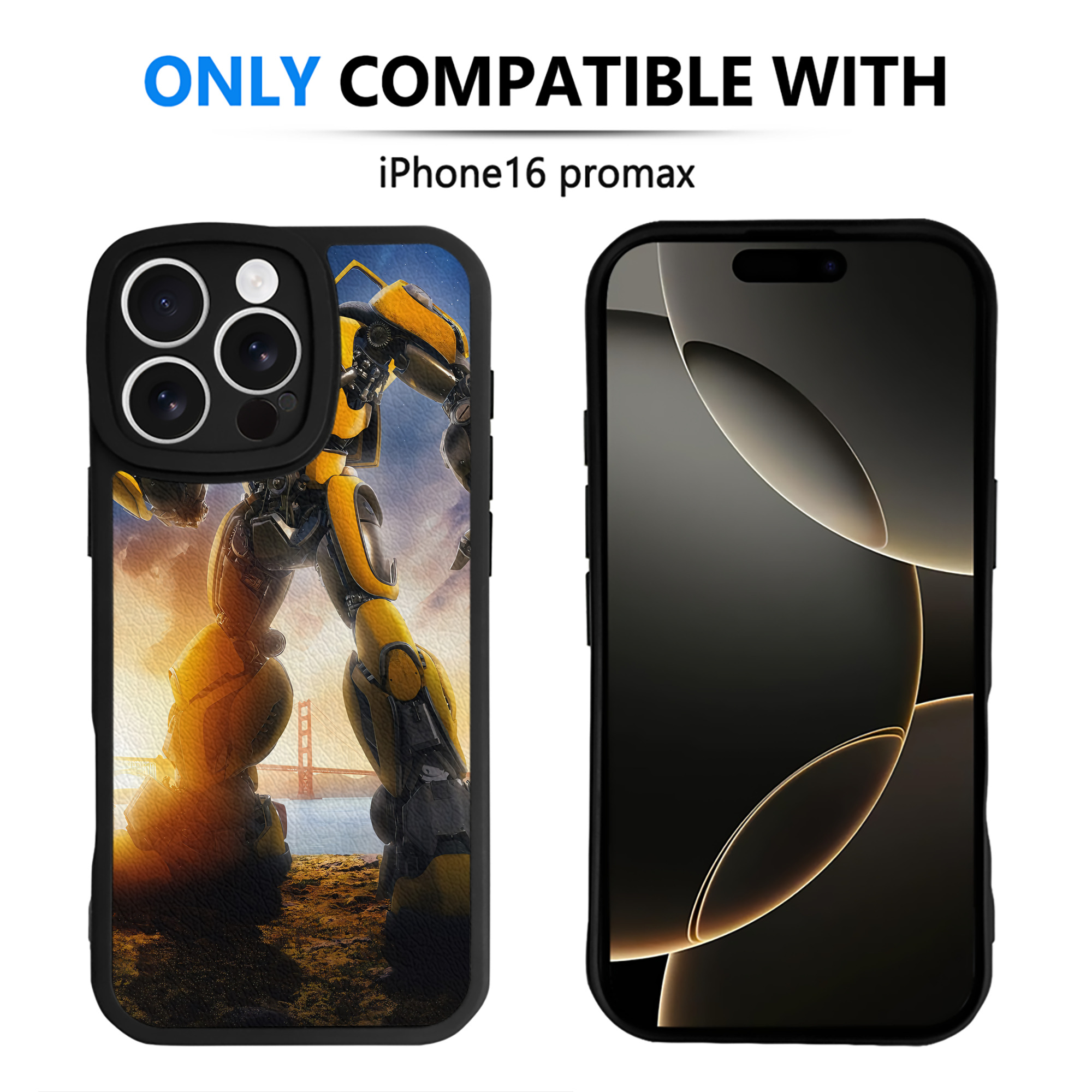 （画像用） Transformers トランスフォーマー 【iPhone 16シリーズ対応】シリコンスマホケース（レザー調） 材質：シリコン